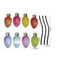 thumbnail image 5 of Pegatinas de coche, bombillas decorativas, imanes de nevera magnéticos festivos, Navidad, repuesto artesanal, tira reflectante creativa, 5 of 5
