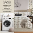 thumbnail image 5 of Mainstays King Comforter Set, All-Season, 5-Piece, Tan Modern Dash, 5 of 11