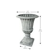 thumbnail image 2 of Algreen Acerra Urn Planter 21.25-In. Diameter by 30-In. H, Concrete, 2 of 2