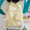 thumbnail image 3 of QUOTAY Lightweight Versatile Backpack for High School and College Students Stylish for Everyday Use and Commute School Backpack 02_Yellow,One Size, 3 of 3