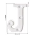 thumbnail image 2 of Unique Bargains LED Letter Lights Battery Powered for Night Light Party (White, J), 2 of 6