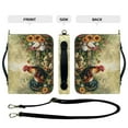 thumbnail image 4 of Kuiaobaty Rooster Chicken Flower Print Bible Cover Case for Women Men Large PU Leather Bible Case Bible Bag with Handle, Waterproof Book Cover Carrying Case with Adjustable Shoulder Strap, L, 4 of 7