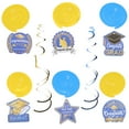 thumbnail image 1 of Ensemble de 10 Pendentifs Spirales de Graduation Pendentifs Décoratifs Accessoires de Fête, 1 of 6