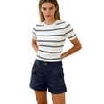 thumbnail image 4 of Women's&nbsp; Hiking Shorts Quick Dry Sun Protection Stretchy Outdoor Shorts with Zipper, 4 of 5