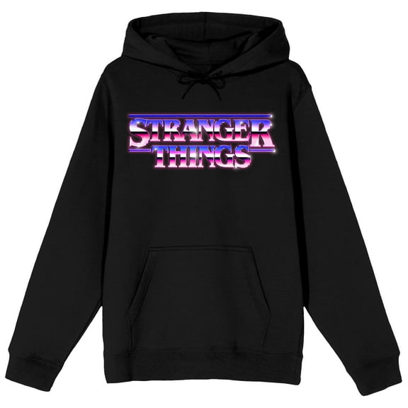 Stranger Things Ombre Logo Hoodie - Unisex Hooded Sweatshirt-Medium