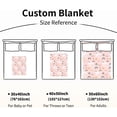 thumbnail image 7 of Yibo Rainbow Blanket Flannel Soft and Comfortable Anti-static Bed Sofa Blanket, 7 of 7
