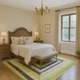 thumbnail image 7 of Addison Rugs Mayfield Premium Machine Washable Transitional Geometric Lime Rectangle Rug, 9' x 12', 7 of 7
