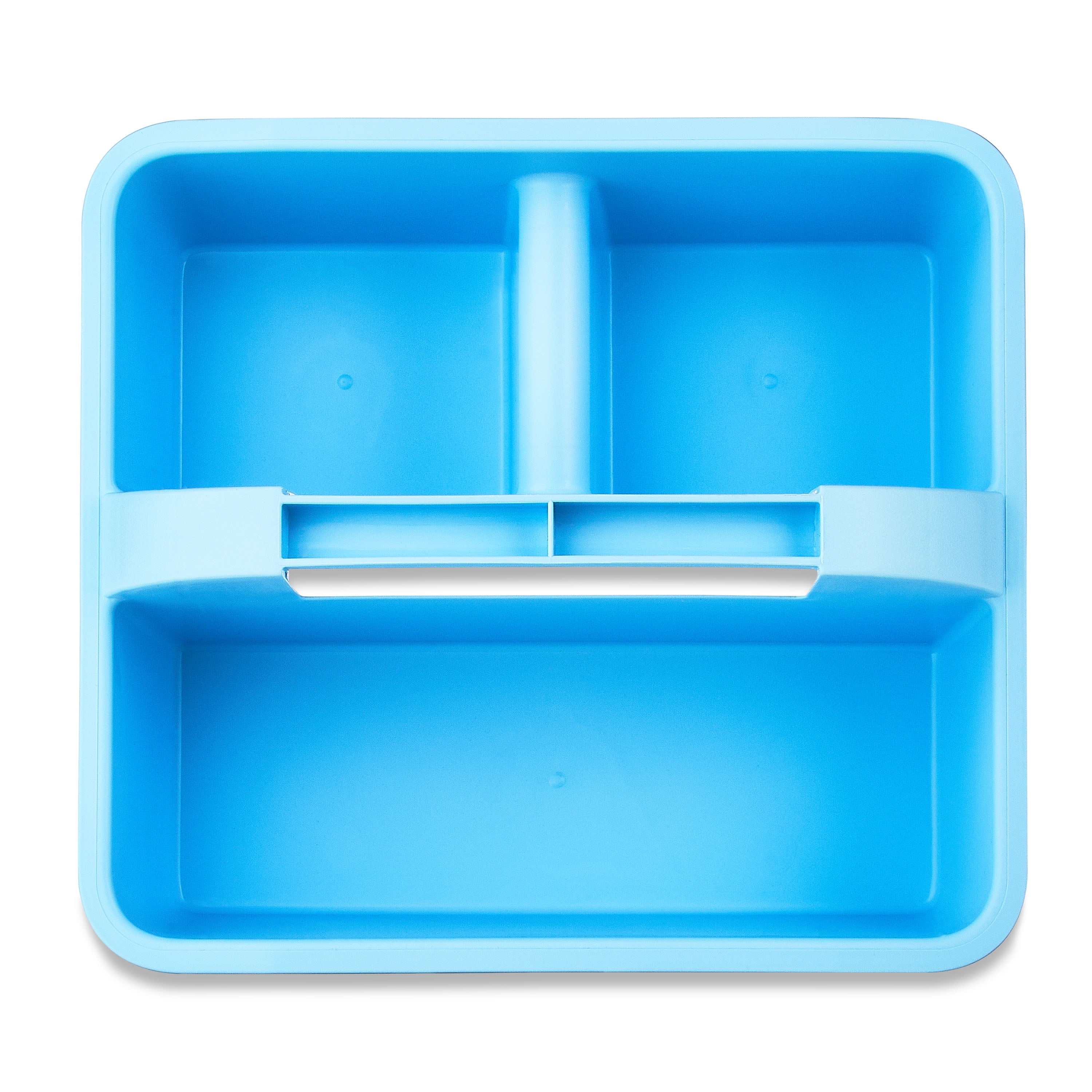 Pen+Gear Plastic Caddy, Desktop Craft and Hobby Organizer, Sky Blue, 1-Pack