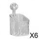 thumbnail image 1 of 6 Estantes De Ducha Extraíbles Para Dormitorio, Cocina, Baño, Accesorios Plateados Pequeños, 1 of 8