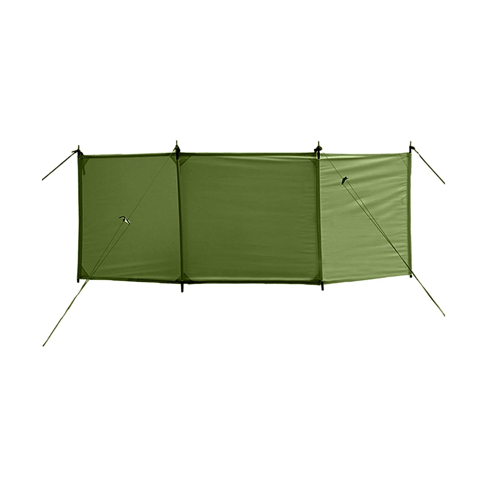 Wswqop Foldable Gas Stove Windshield Lightweight Wind Protection Canvas Outdoor Cooking Rectangle 25cmx7cm