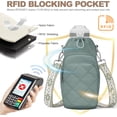 thumbnail image 6 of Water Bottle Bag Crossbody,Insulated Water Bottle Purse Crossbody Water Bottle Holder with Strap 40 oz, 6 of 7