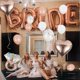 thumbnail image 1 of Muyoka Bride to Be Kit de arco de globos Globos de oro rosa Conjunto de arco de guirnaldas Globos de látex Muyoka Hogar, 1 of 6