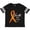 Football Black and White, variant on Faith over Fear Leukemia Awareness with Orange Ribbon Boys or Girls Toddler T-Shirt