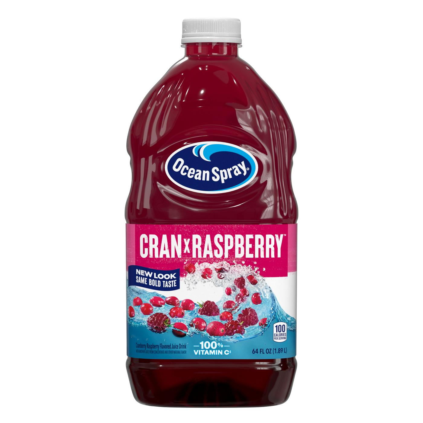 Ocean Spray Cran-Raspberry Juice Drink 64 fl oz - Pack of 2