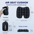 thumbnail image 5 of Upgrade Travel Seat Cushion for Airplane,Portable&Adjustable Air Seat Cushion,Coccyx Tailbone Pain Relief Chair Pad,Inflatable Cushion for Wheelchair, Travel,Driving,Office Work, 5 of 8