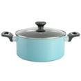 thumbnail image 4 of Martha Stewart Everyday Hearne 10-Piece Dusty Blue Enamel Aluminum Cookware Set, 4 of 12