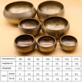 thumbnail image 5 of Amdohai Handmade Buddha Tibet Struck Bowl Ritual Music Therapy Copper, 5 of 5