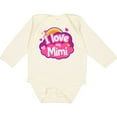 thumbnail image 3 of Inktastic I Love My Mimi Grandma Girls Long Sleeve Baby Bodysuit, 3 of 5