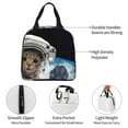 thumbnail image 3 of Pofeuu Cat Astronaut Print Lunch Bag Lunch Box Large Capacity Insulated Lunch Bag for Adult, Leakproof Reusable Lunch Tote Bags for Work, 3 of 5