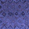 thumbnail image 1 of Ahgly Company Machine Washable Indoor Square Southwestern Blue Country Area Rugs, 7' Square, 1 of 4