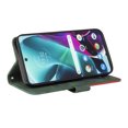 thumbnail image 2 of Compatible Motorola Edge S30 Case, Leather Wallet Case Stand View Magnetic Clasp Book Flip Folio Phone Cover - Green, 2 of 5