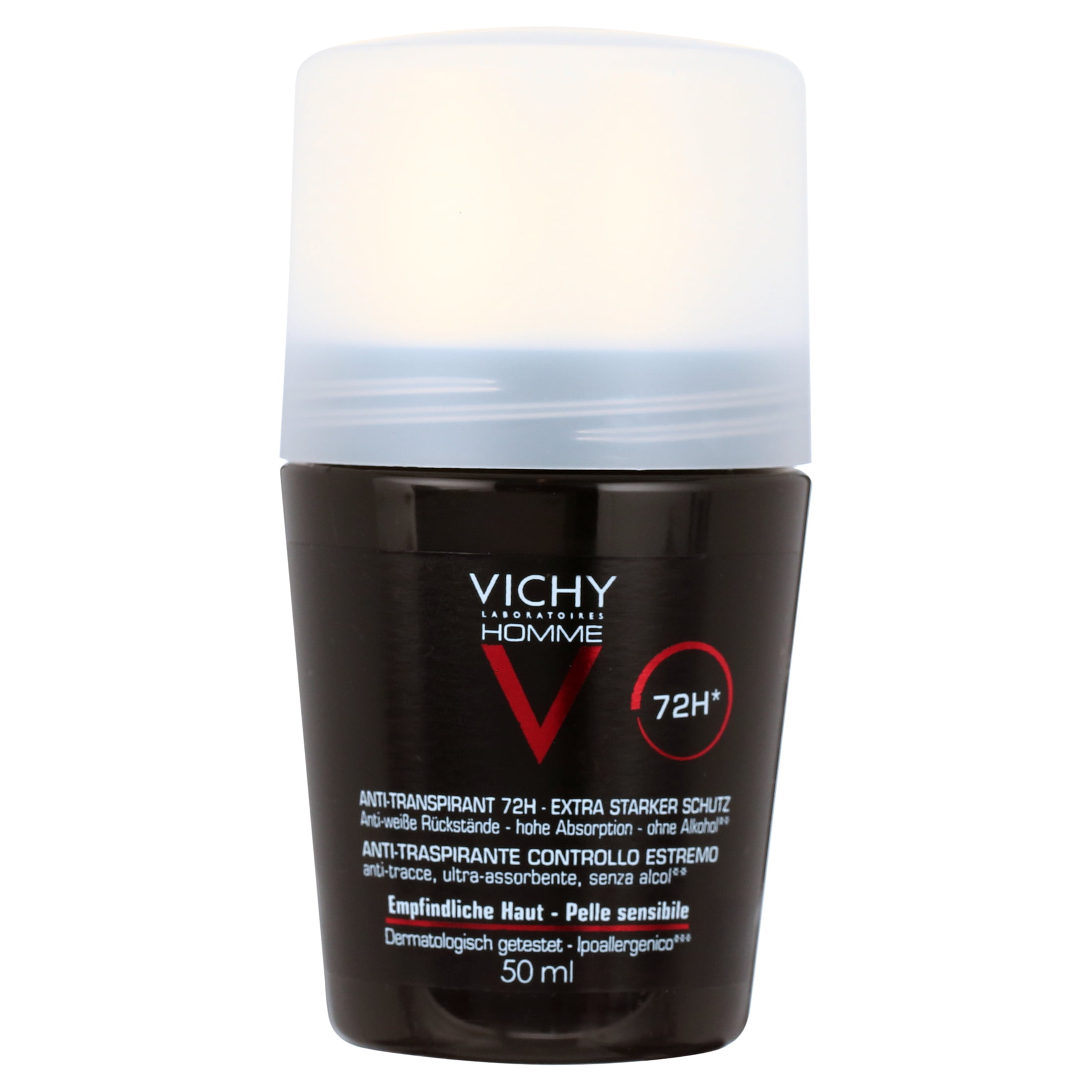 VICHY Extreme Control 72h Men Roll On Deodorant Anti-Perspirant 50ml - PACK OF 2