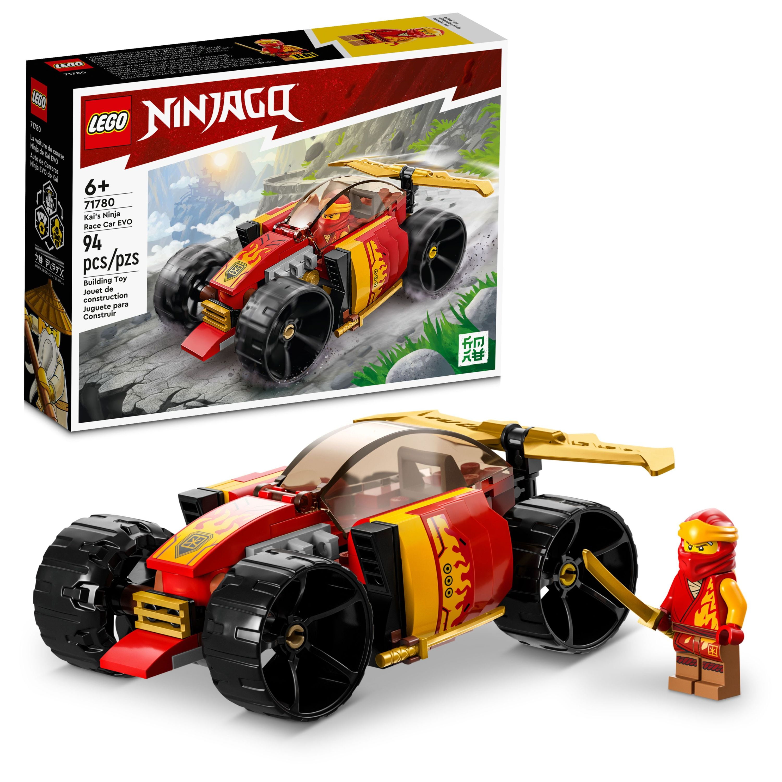 LEGO NINJAGO Kais Ninja Race Car EVO Toy Building Set 71780