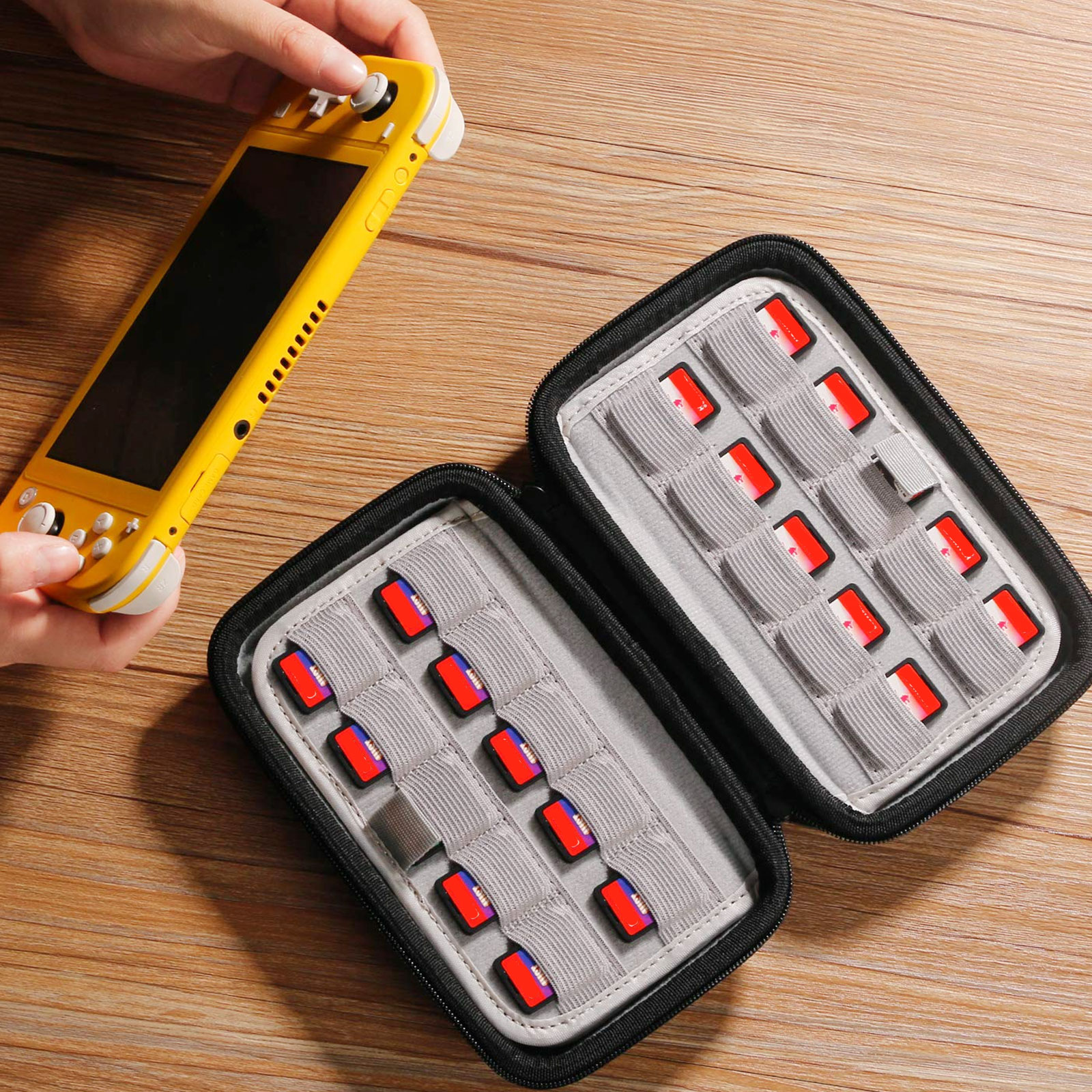 TSV Game Card Storage Case 80 Slots Black photo 3