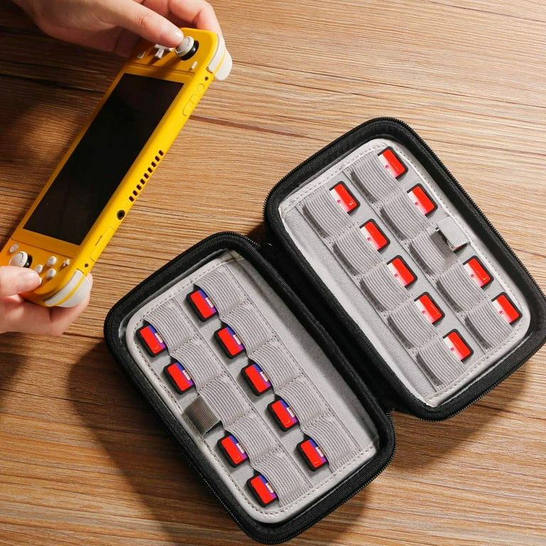 Ninjaabxy Switch Game Card Case Holder with 24 Game & Micro