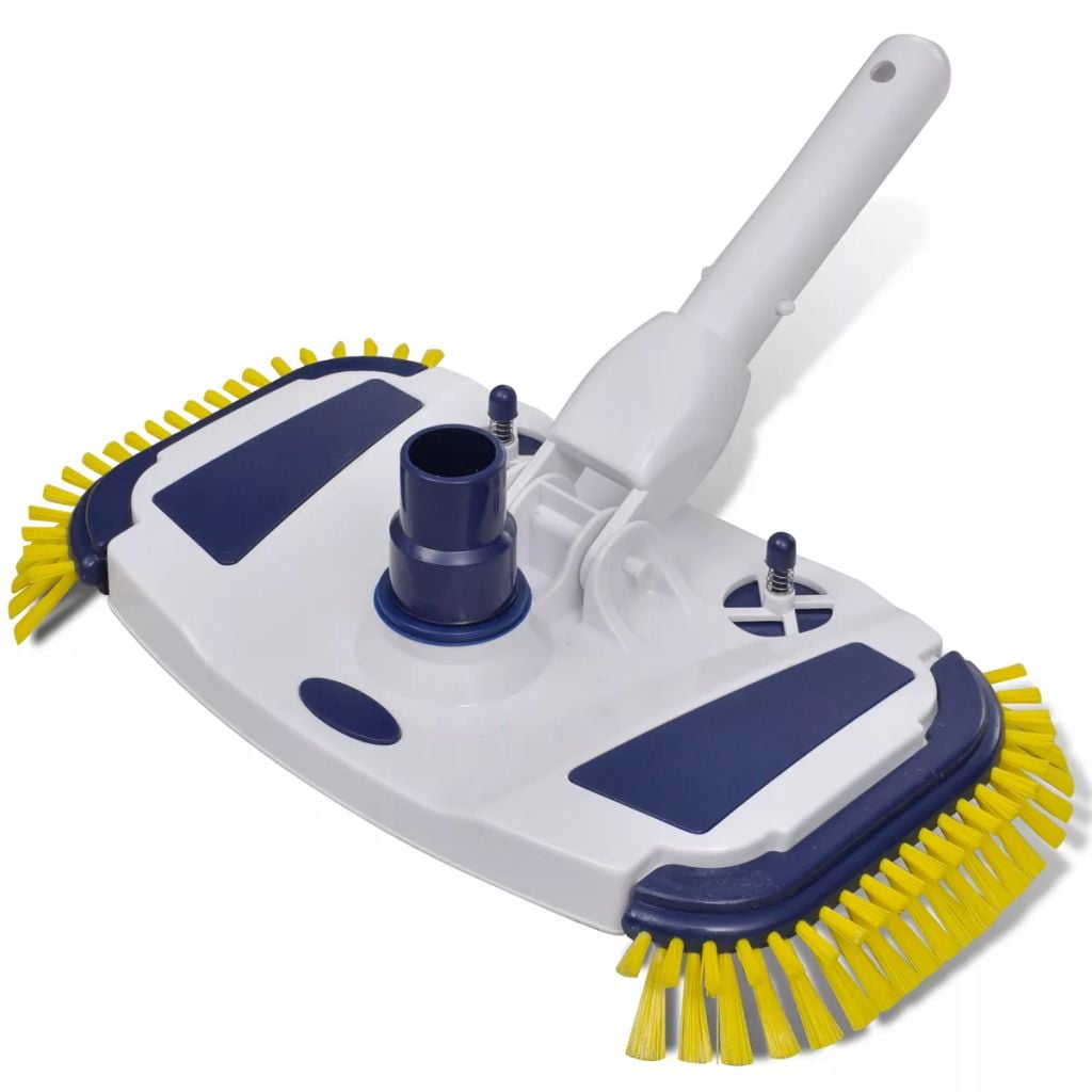 Pool Head Cleaner Brush for Cleaning Above Ground, White Pool Head Cleaner Brush for Cleaning Above Ground, White