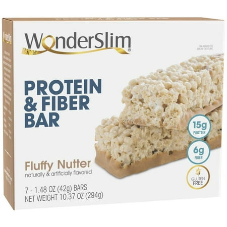 WonderSlim Protein & Fiber Bar Fluffy Nutter (7ct)