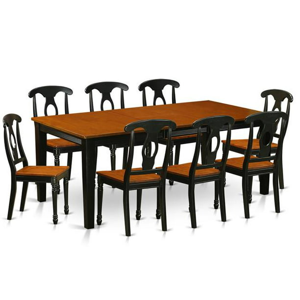 Wood Seat Dining Room Set Table With, 8 Matching Dining Room Chairs