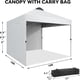 thumbnail image 4 of Commercial Resistente Pop Up Canopy Tent 2 Removable Side Panels Privacy cm de Anchoheeled Carry Bag 4 Sandbags Portátil Sun Shelter para Camping Beach Parties & Events, 4 of 5