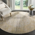 thumbnail image 3 of SAFAVIEH Valencia Julian Overdyed Polyester Runner Rug, Grey/Gold, 2'3" x 6', 3 of 11