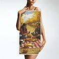 thumbnail image 4 of Fall Picnic and Dog Face Towel Absorbent Hand Towels Bath Sport Gym, 4 of 5