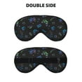 thumbnail image 2 of Cauagu Gamepads Print Sleep Eye Mask, Blindfold Eye Sleep Shade Cover with Elastic Strap/Headband Eye Cover Eyeshade for Night Sleeping/Travel Nap, 2 of 7