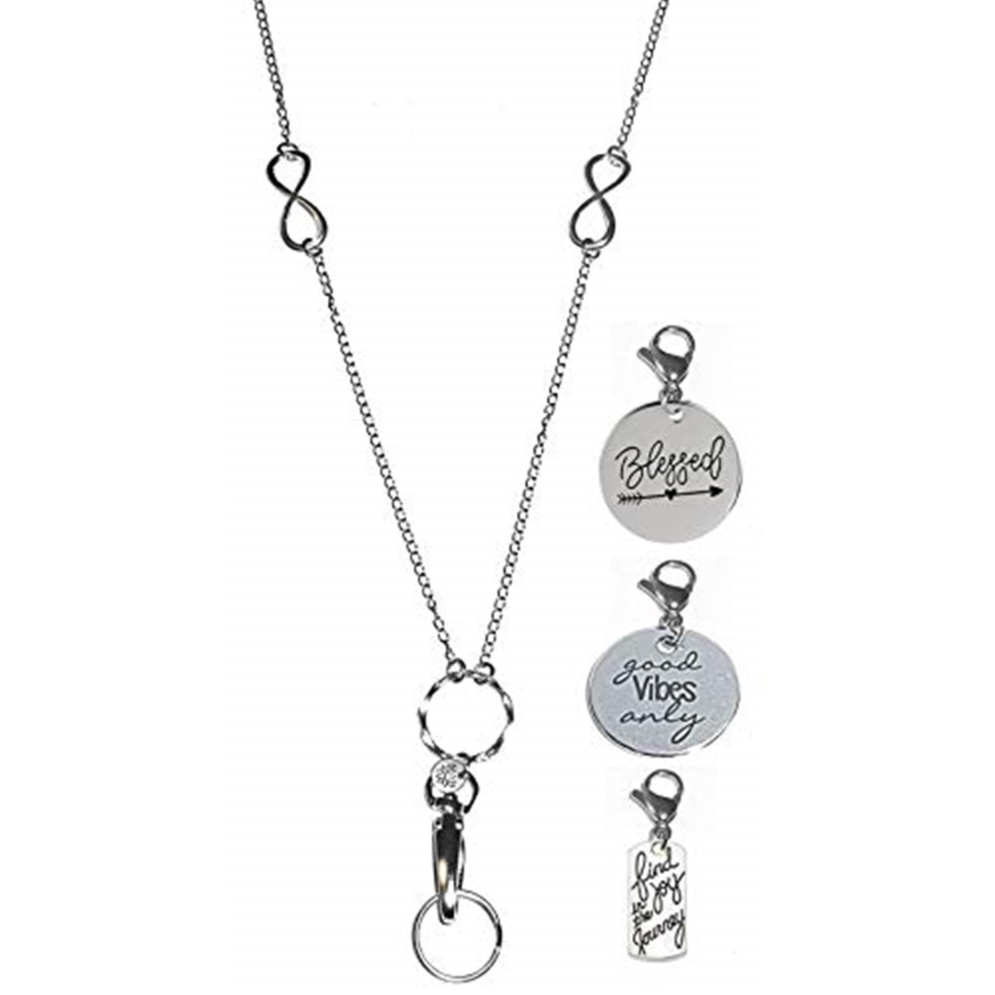 3 Charm Message Pack, Fashion Lanyard 