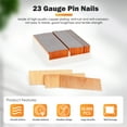 thumbnail image 2 of KIMSING Headless Micro Pin Nails P625 25mm, 10000pcs/box(4 boxes), 2 of 9