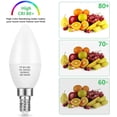 thumbnail image 5 of 12-Pack E12 Candelabra LED Bulbs 6W 600LM 5000K Daylight Light Bulb, 5 of 8