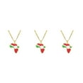thumbnail image 1 of Baohd Collier de Déclaration à la Mode avec Africa Map Pendentif Léger Burundi 3Set, 1 of 6