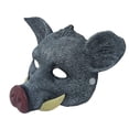 thumbnail image 3 of Máscara Hosfairy Halloween Horror Wild Boar para adulto, color gris, 3 of 9