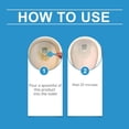 thumbnail image 3 of Litetao Bowlrefresher Foaming Toilet Cleaner Bowl Refresher Toilet Cleaner Bowl Powder Foaming Toilet Cleaner Powerful and Drain Cleaner Powder,Cleaner, 3 of 6