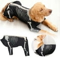 thumbnail image 1 of Skeleton Party Dress Up Apparel For Large Dogs Comfortable Halloween Pet Photo Outfit Design, 1 of 6