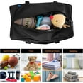 thumbnail image 5 of INFANZIA 24" Sports Duffle Bag - 53L Travel Duffel Tote Bag with Upgrade for Weekender Sports, Gym,, Durable & Water Resistant, Black, 5 of 9