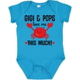 thumbnail image 3 of Inktastic Gigi and Pops Love Me Grandchild Boys or Girls Baby Bodysuit, 3 of 5