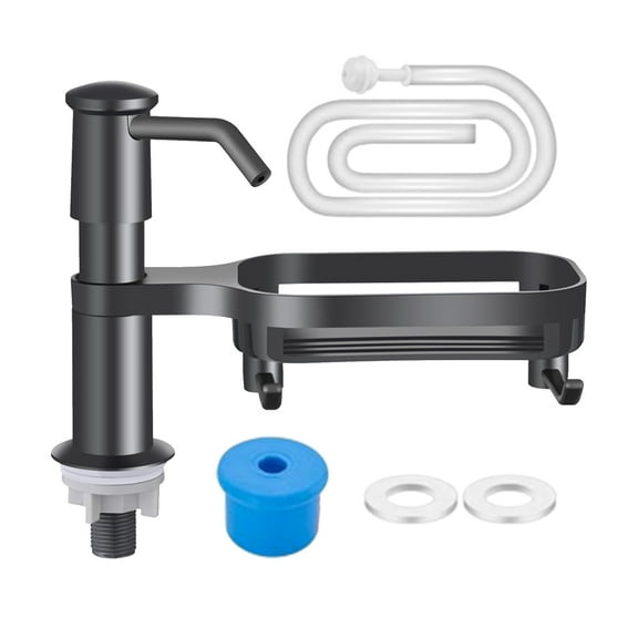 in Sink Saponin Dispenser Pump, Under Sink Countertop Cleaner Pump, Free Rotation Dish Saponin Pump Head, Kitchen Sink Dispenser for Hand Washing