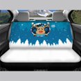 thumbnail image 3 of FUIALDOLG Christmas Car Back Seat Covers with Reindeer Print, Set of 2 Pieces Washable Covers for Auto Interior, Trucks and Sedans, 3 of 4