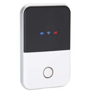 ASHATA 4G LTE Mobile WiFi Hotspot Mini Pocket WiFi Booster/Wireless Router Signal Amplifier with 3 LED Lights Display Support SD Card, USB Charging Portable for Phone/Tablet/PC
