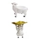 thumbnail image 1 of Juego de 2 Estatuas de Resina Zulema para jardinería Comedero para pájaros, 1 of 8