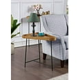 thumbnail image 5 of Convenience Concepts Lunar Triangle End Table, Driftwood/Black, 5 of 5